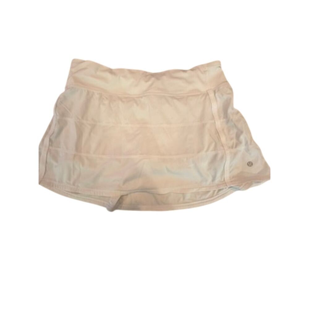 Lululemon Womens Skirt/Skort White/Tennis size 10